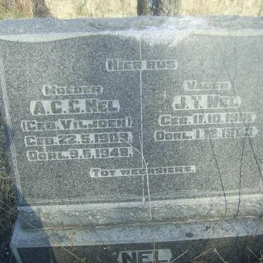 NEL J.T. 1901-1933 &amp; A.C.C. VILJOEN 1909-1949
