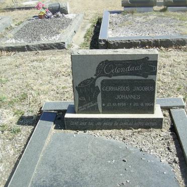 ODENDAAL Gerhardus Johannes 1938-1964