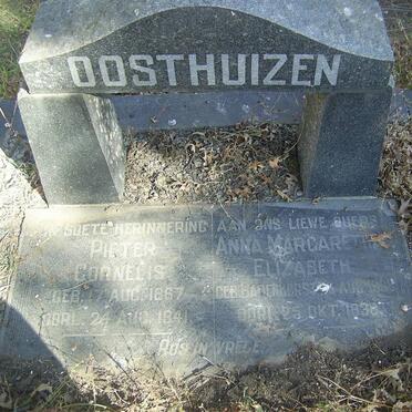 OOSTHUIZEN Pieter Cornelis 1867-1941 &amp; Anna Margaretha Elizabeth BADENHORST 1868-1938