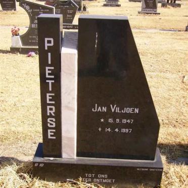 PIETERSE Jan Viljoen 1947-1997