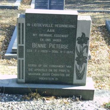 PIETERSE Bennie 1929-1970