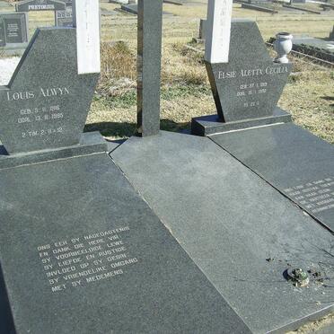 PLESSIS Louis Alwyn, du 1916-1985 &amp; Elsie Aletta Cecilia 1919-1988