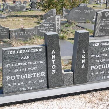 POTGIETER Anton 1937-1980 &amp; Lena 1938-2004