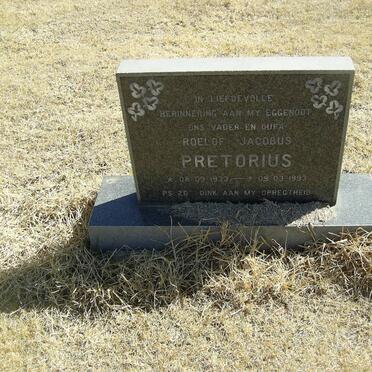PRETORIUS Roelof Jacobus 1933-1993