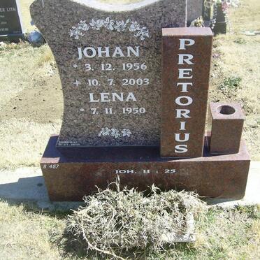 PRETORIUS Johan 1956-2003 &amp; Lena 1950-