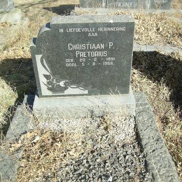 PRETORIUS Christiaan P. 1891-1956