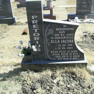 PRETORIUS Ella Jacoba 1919-2003