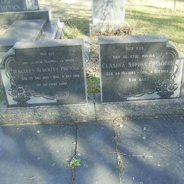 PRETORIUS Hercules Albertus 1885-1956 &amp; Clasina Sophia 1885-1965