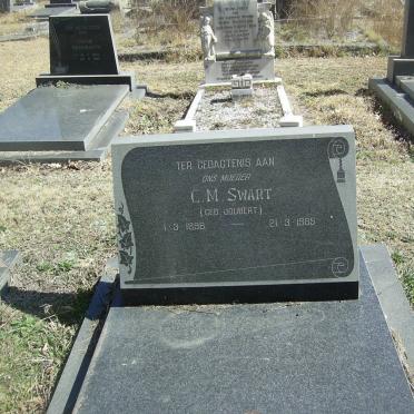 SWART C.M. nee JOUBERT 1896-1985