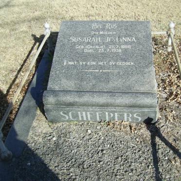 SCHEEPERS Susarah Johanna 1888-1958