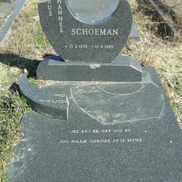 SCHOEMAN Jacobus Johannes 1938-1985