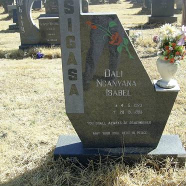 SIGASA Dali Ncanyana Isabel 1973-1995