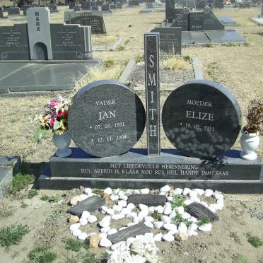 SMITH Jan 1931-2004 &amp; Elize 1951-