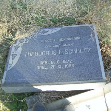 SCHOLTZ Theodorus E. 1872-1956