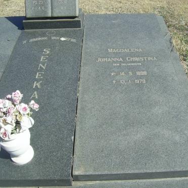 SENEKAL Magdalena Johanna Chrsitina nee GELDENHUYS 1899-1979