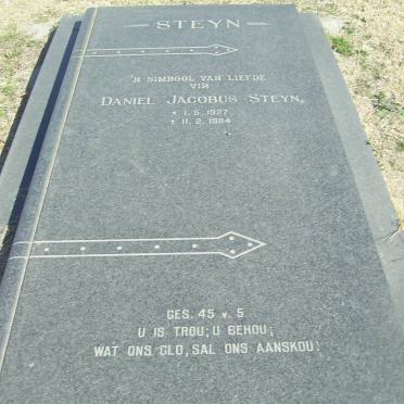 STEYN Daniel Jacobus 1927-1984
