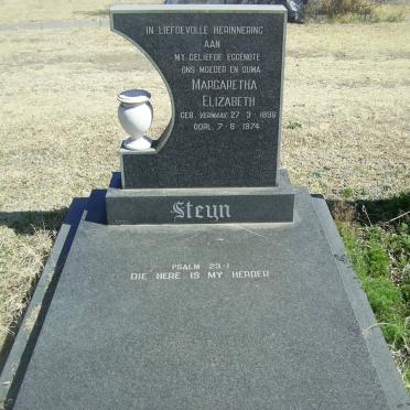 STEYN Magaretha Elizabeth nee VERMAAS 1896-1974