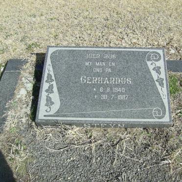 STEYN Gerhardus 1940-1987