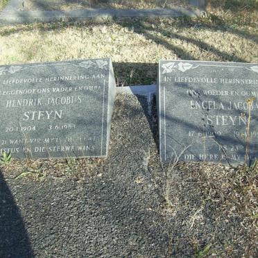 STEYN Hendrik Jacobus 1904-1983 &amp; Engela Jacoba 1909-1995