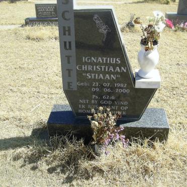 SCHUTTE Ignatius Christiaan 1982-2000