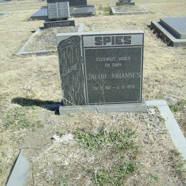SPIES Jacob Johannes 1912-1976