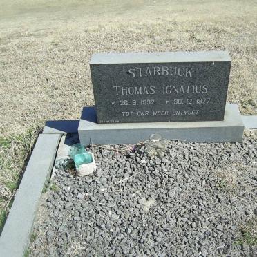 STARBUCK Thomas Ignatius 1932-1977