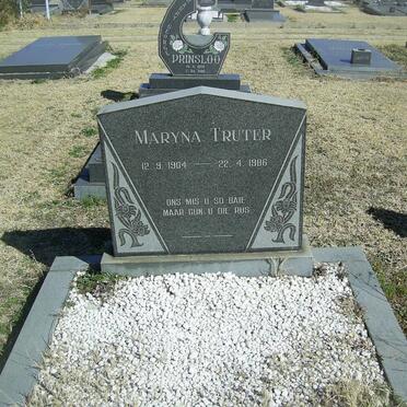 TRUTER Maryna 1904-1986
