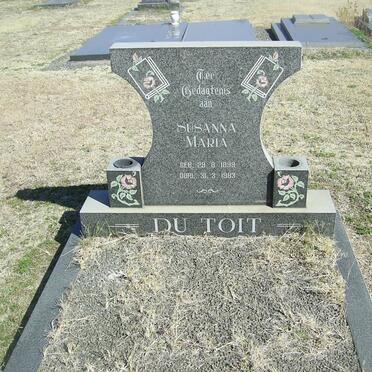 TOIT Susanna Maria, du 1899-1983