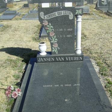 VUUREN, Jansen van 1968-1984