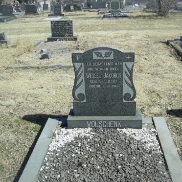 VOLSCHENK Wessel Jacobus 1917-1940