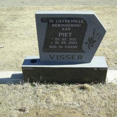 VISSER Piet 1921-2004