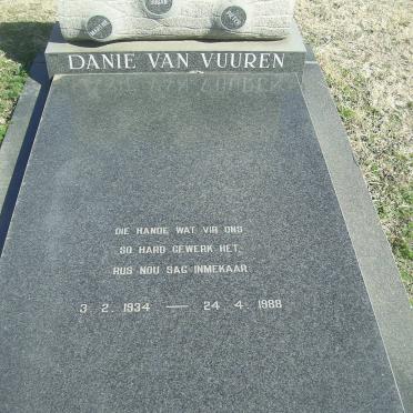 VUUREN Danie, van 1934-1988