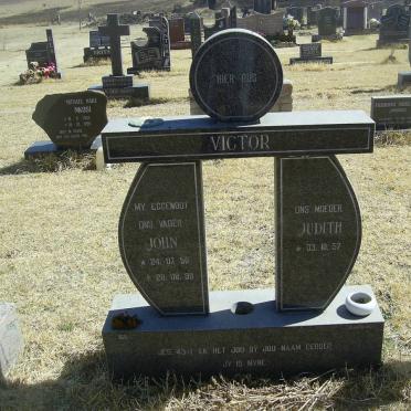 VICTOR John 1950-1999 &amp; Judith 1957-