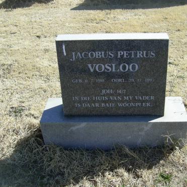 VOLSOO Jacobus Petrus 1910-1995