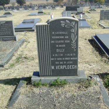 VERPLOEGH W. 1934-1975