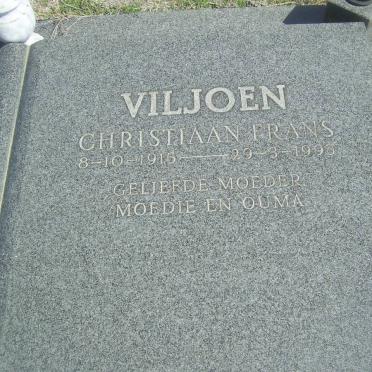 VILJOEN Christiaan Frans 1915-1993