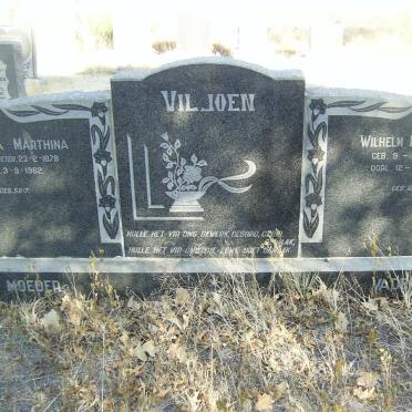VILJOEN Wilhelm Hercules 1875-1969 &amp; Jacomina Marthina POTGIETER 1878-1962