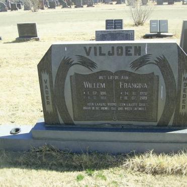 VILJOEN Willem 1916-1994 &amp; Francina 1920-1989