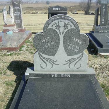 VILJOEN Gert 1923- &amp; Sannie 1929-1986