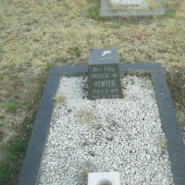 VENTER Orcilia M. 1970-1970