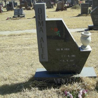 VENTER Alie 1903-1997