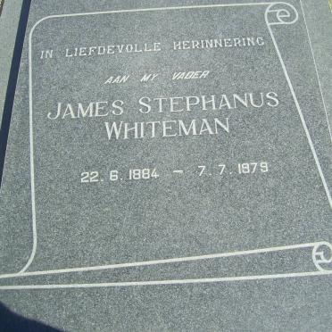 WHITEMAN James Stephanus 1884-1979