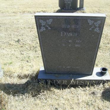 WESTHUIZEN Dawie, van der 1928-1989