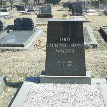 WAGNER Toos Catharina Johanna 1905-1978