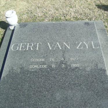 ZYL Gert, van 1927-1985