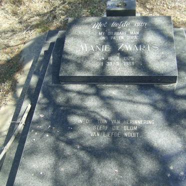 ZWARTS Manie 1925-1988