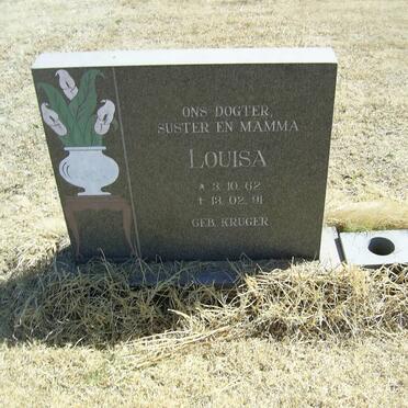 ? Louisa nee KRUGER 1962-1991