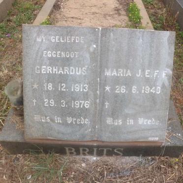 BRITS Gerhardus 1913-1976 &amp; Maria J.E.F.F. 1940-