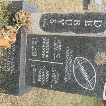 BUYS Hendrik Johannes, de 1929-2005 &amp; Anna Susanna Maria 1937-