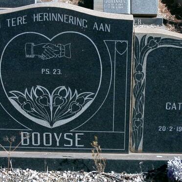 BOOYSE Catharina M.P. 1917-1974